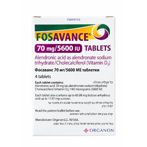 fosvance 70mg 5600iu israel